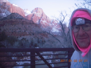Zion National Park trip - Blondie and Adam at Blondie's