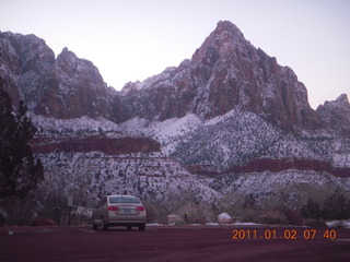 11 7f2. Zion National Park trip - pre-dawn