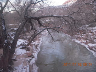 Zion National Park trip - dawn - Virgin River