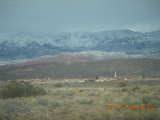28 7f2. Zion National Park trip - driving back to Saint George