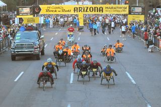 chairs in snow-shoveled parking spaces in Philadelphia