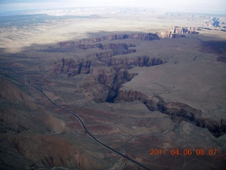 Moab trip - aerial Little Colorado River