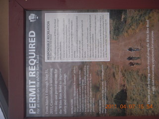 288 7j7. Canyonlands visitor-center sign