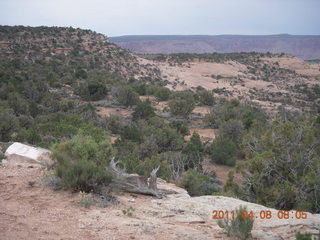 dirt road drive to Anticline Overlook