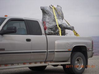 Needles Overlook - milling machine on back of truck (or maybe from Roswell)