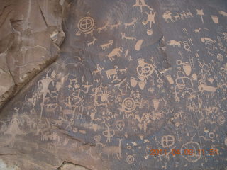 drive to Canyonlands Needles - Newspaper Rock