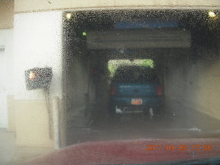 332 7j8. drive from Needles back to Moab - car wash