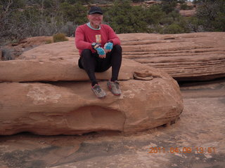 1465 7j9. Dead Horse Point - Big Horn hike - Adam (tripod)