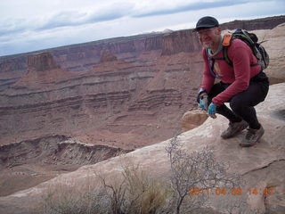 Dead Horse Point - Big Horn hike - Adam (tripod)