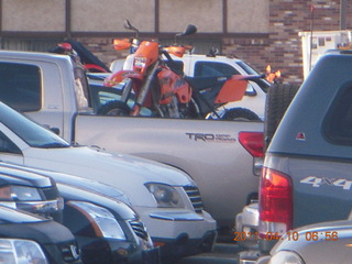 3 7ja. Moab Super 8 motel - lots more bikes