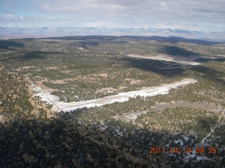42 7ja. aerial - Cedar Mountain airstrip