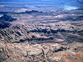 184 7ja. aerial - Dirty Devil to Hite