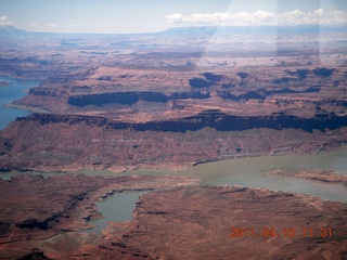 191 7ja. aerial - Hite to Bullfrog Basin - Lake Powell
