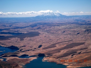 204 7ja. aerial - Bullfrog Basin to Kaiparowits Plateau - Lake Powell