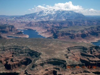 227 7ja. aerial - Kaiparowits Plateau to Page - Lake Powell
