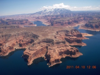 228 7ja. aerial - Kaiparowits Plateau to Page - Lake Powell