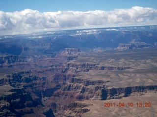 aerial - Page to Flagstaff - Little Colorado River canyon