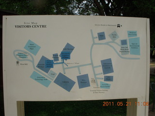 India - Auroville sign