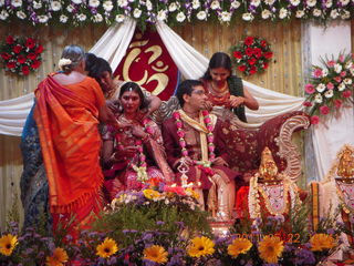 India - afternoon group in Puducherry (Pondicherry)  - park