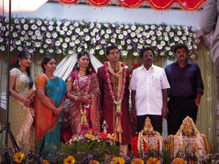India - Randeep pre-wedding - Julianne and Lydia on stage