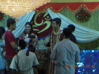 India - Randeep pre-wedding - Lydia and Julianne on stage