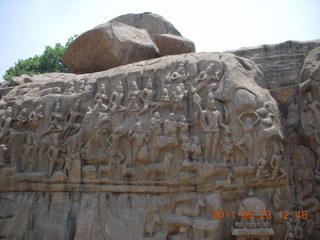 India - Mamallapuram - bas relief