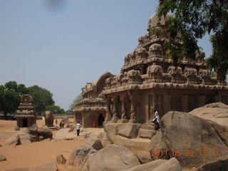 India - Mamallapuram - animal sculptures and temples