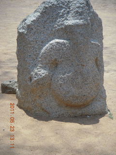 India - Mamallapuram - animal sculptures and temples