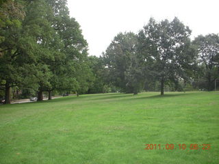 Cheltenham Cross Country - Curtis Arboretum - new-course views (in reverse order as I ran the loop backwards)