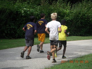 Cheltenham Cross Country - Curtis Arboretum - new-course views (in reverse order as I ran the loop backwards)