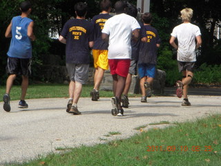 Cheltenham Cross Country - Curtis Arboretum - new-course views (in reverse order as I ran the loop backwards)