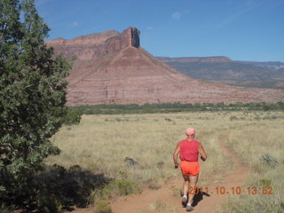 84 7qa. Hubbard-Gateway airstrip - Adam running - back