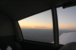 Dead Horse Point sunset - LaSal Mountains