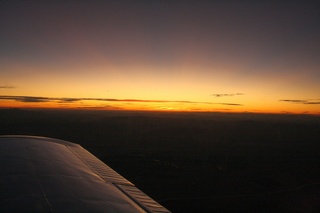 Sean's pictures - aerial sunset