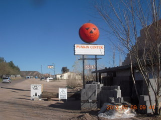 Bouquet Ranch - Punkin Center sign