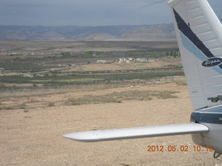78 7x2. view from Mack Mesa with N8377W tail