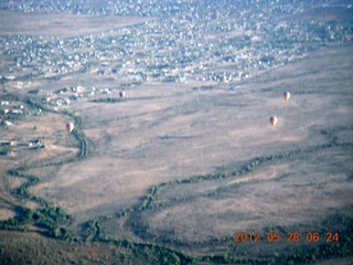 aerial - balloons north of Phoenix