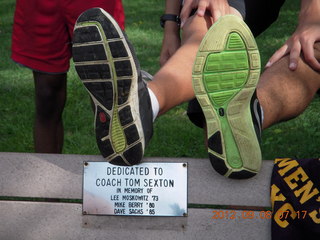 Cheltenham XC Curtis Arboretum - bench sign