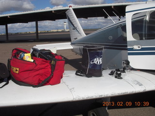 bags and GoPro Hero 3 black camera on my wing