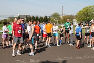 Mountain to Fountain 15 Km race - start area from above