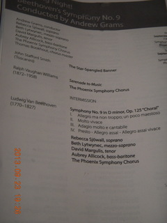 Beethoven #9 orchestral rehearsal at Pinnacle Presbyterian