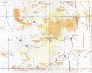 Utah back-country chart - map