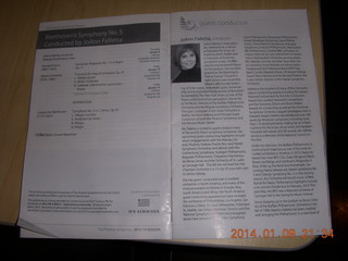 Phoenix Symphony - Beethoven No.5 - program