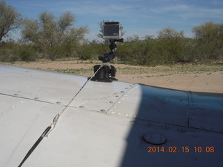 my GoPro on my left wing