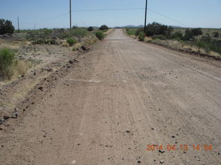 Bagdad hike (my old running loop) - dirt road up hill