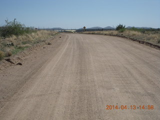Bagdad hike (my old running loop) - dirt road