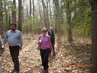 forman-acton-family - walking to his cabin Erik, Judy,Howard