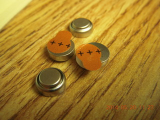 dead hearing-aid batteries