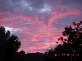 back to Durango - sunset mountains