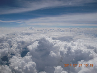 3 8px. clouds on the way to Denver